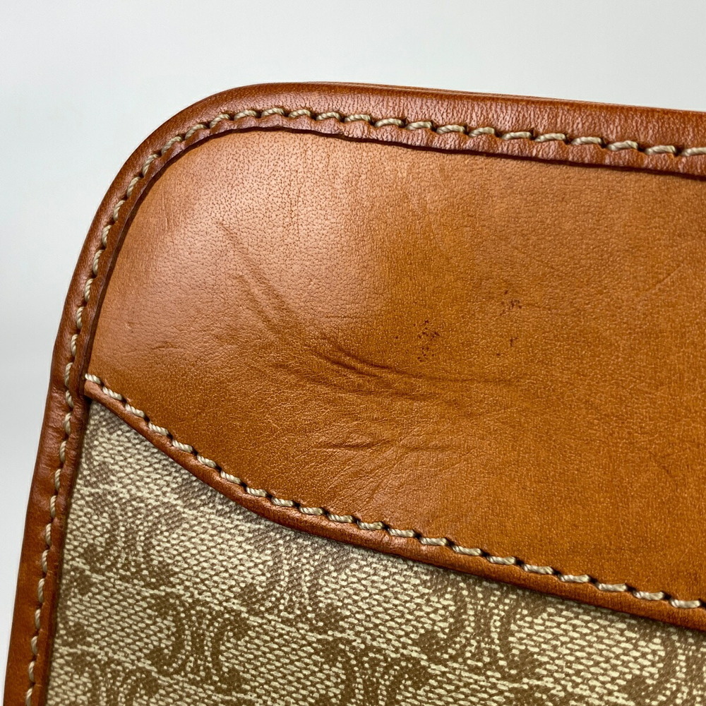 Celine Macadam clutch bag Shoulder canvas beige - Picture 4 of 7